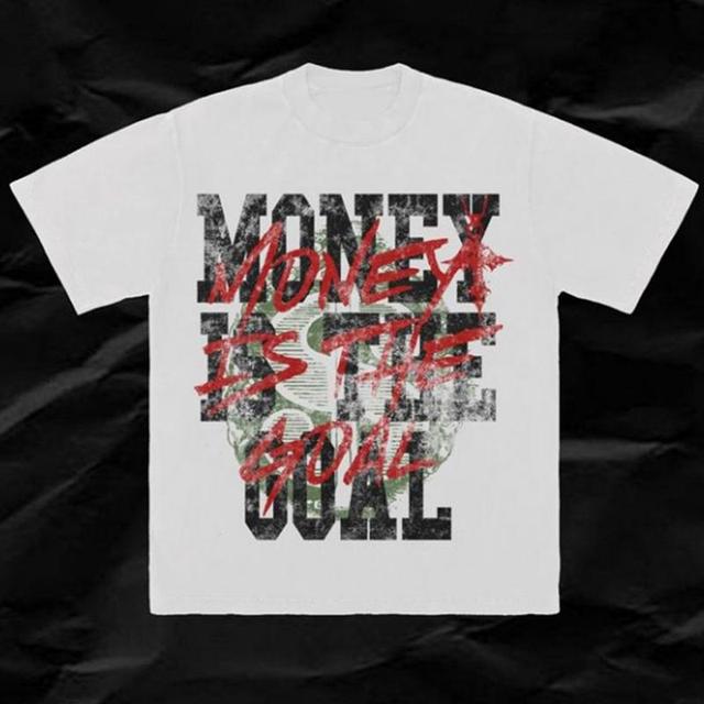 Sopula Vintage Money Is The Goal Graphic 100% Cotton Short Sleeve T-Shirt Product Image