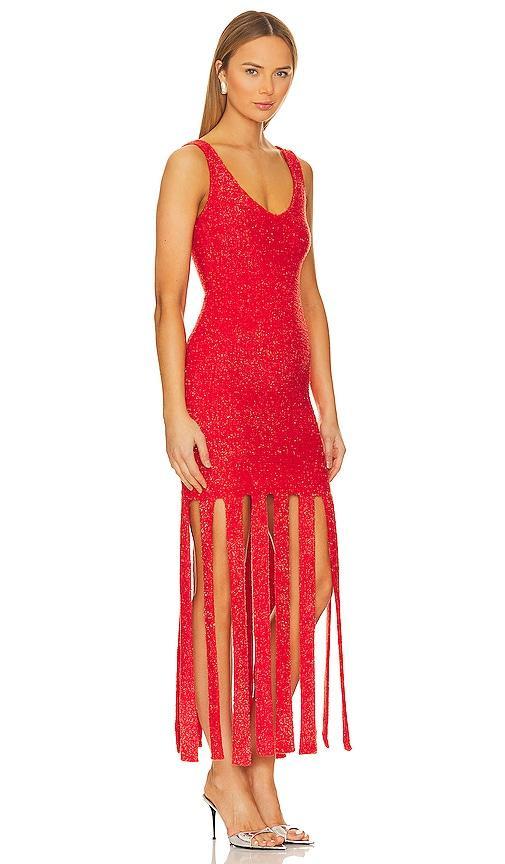 Simon Miller Tira Dress in Red. - size M (also in L, S, XL, XS) Product Image