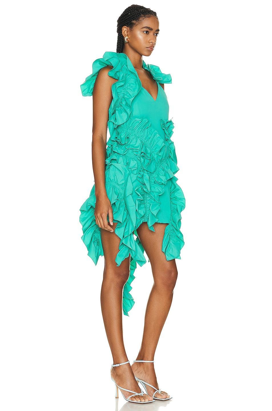 AKNVAS Brooke Dress Teal. (also in 0, 4). Product Image