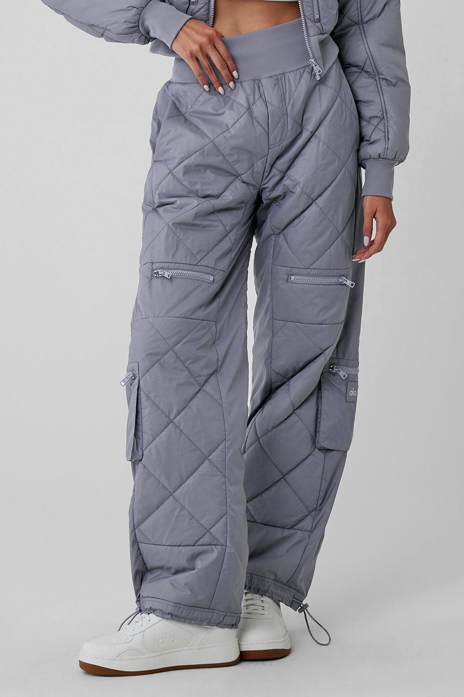 High-Waist Snowrider Puffer Pant - Fog Female Product Image