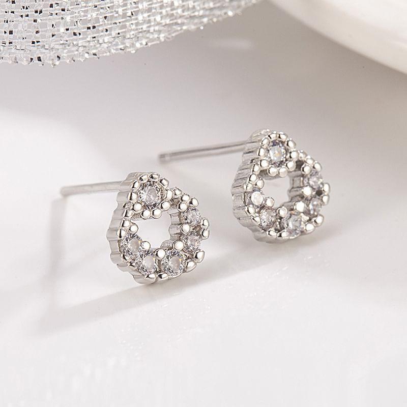 Rhinestone Alloy Stud Earring Product Image