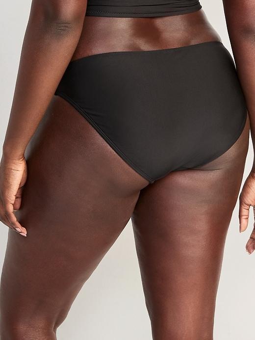 High-Waisted Classic Bikini Swim Bottoms Product Image