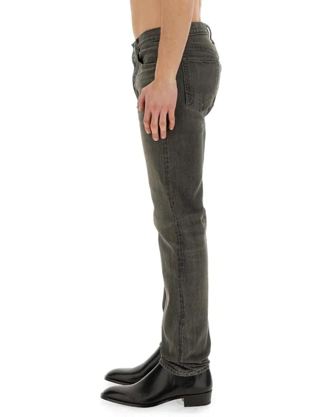 TOM FORD Straight Leg Jeans In Grey Product Image