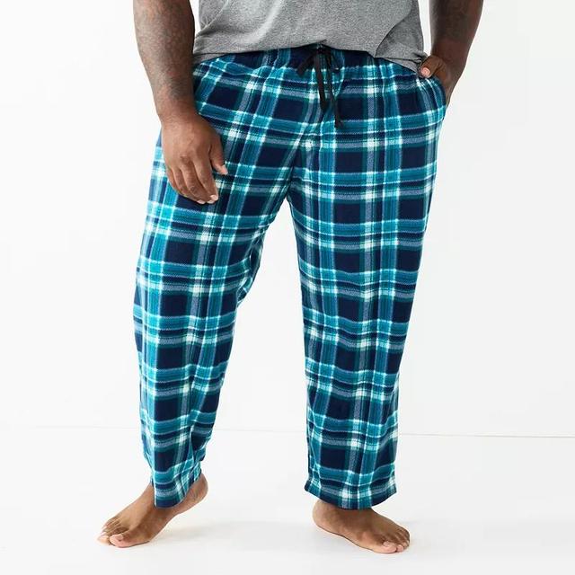 Big & Tall Sonoma Goods For Life Microfleece Sleep Pants, Mens Product Image