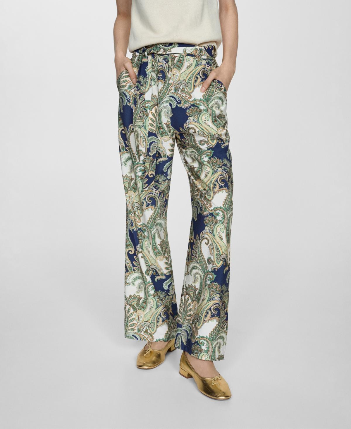 Women's Bow Printed Pants product image