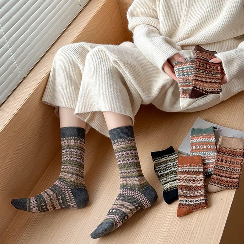 Patterned Socks / Set Product Image