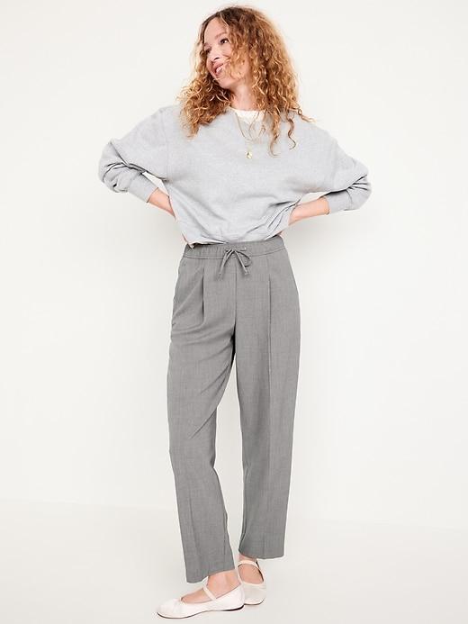 High-Waisted Billie Straight Trouser Product Image