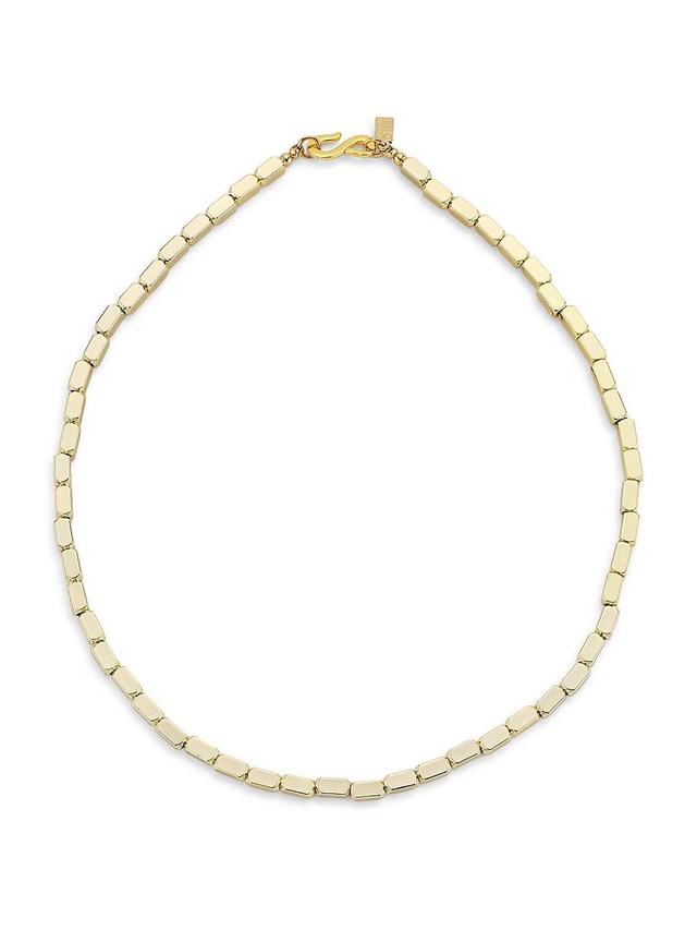 Womens 14K-Gold-Plated Beaded Necklace Product Image