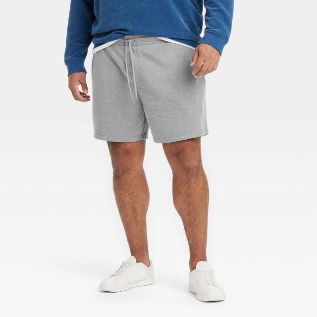 Mens Big & Tall Every Wear 7 Ultra Soft Fleece Pull-On Shorts - Goodfellow & Co 5XL Product Image