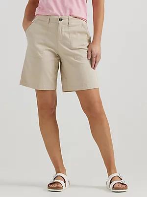 Women's Ultra Lux Comfort with Flex-To-Go Relaxed Fit Utility Bermuda | Women's WOMEN | Lee® Product Image