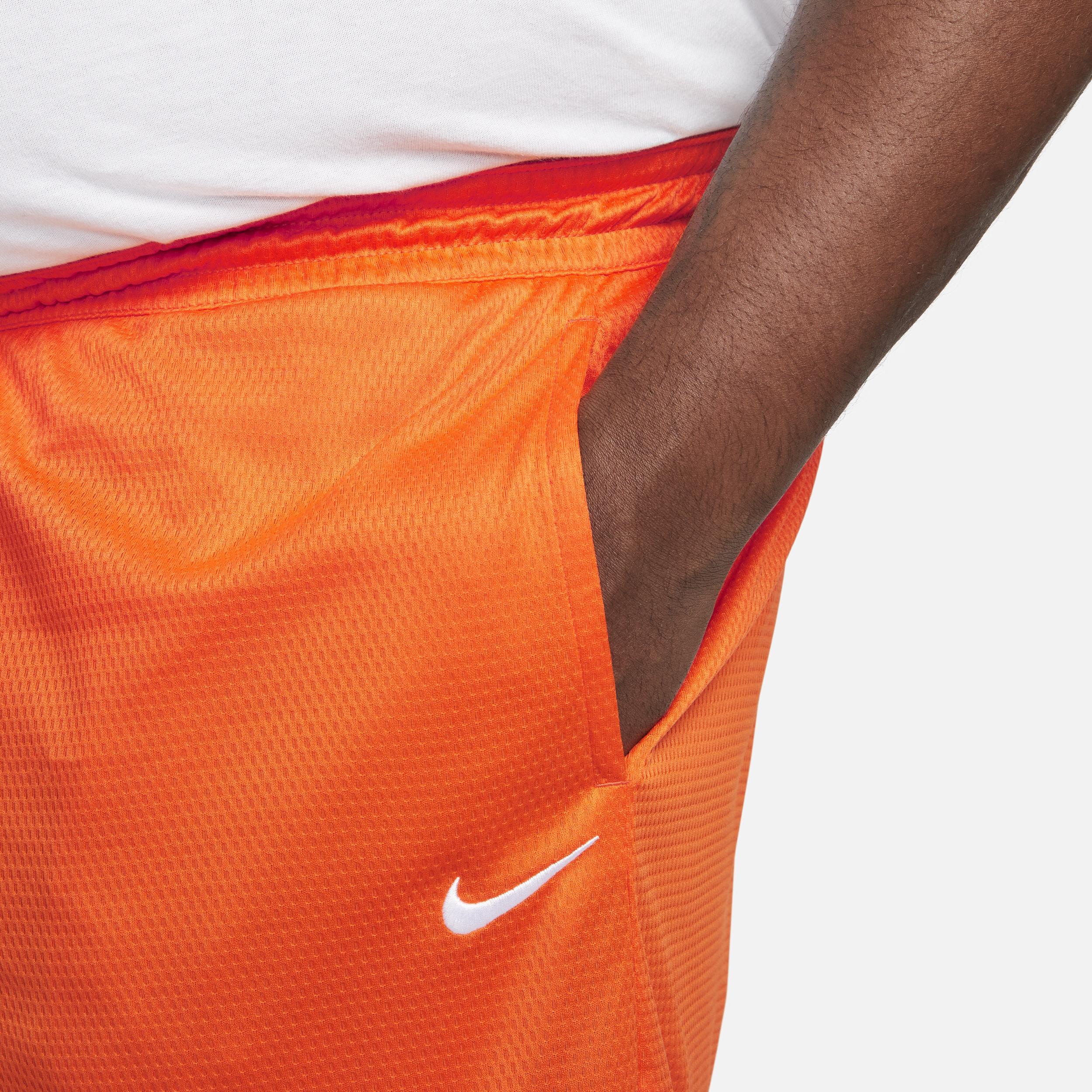 Men's Icon Dri-fit 8" Basketball Shorts In Orange Product Image