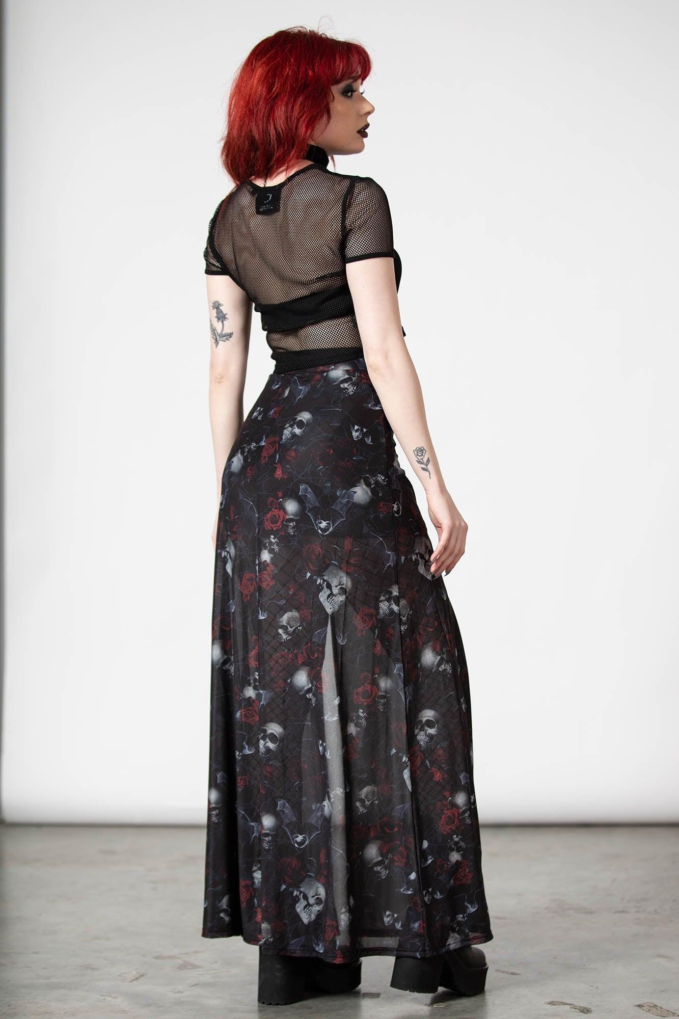 Kleadora Mesh Maxi Skirt Female Product Image