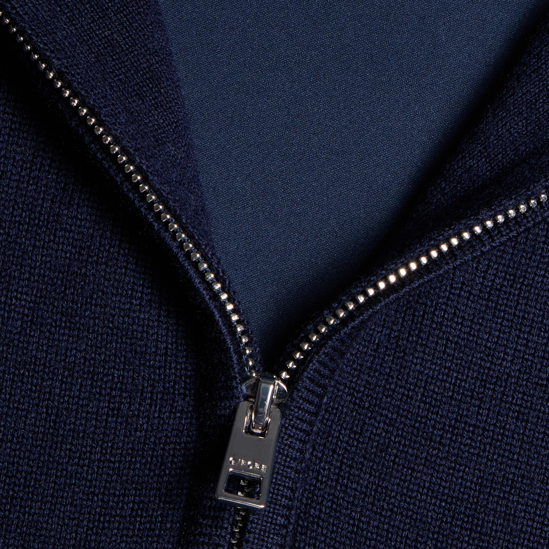 WIND BREAKER MERINO WOOL QUARTER ZIP VEST Product Image