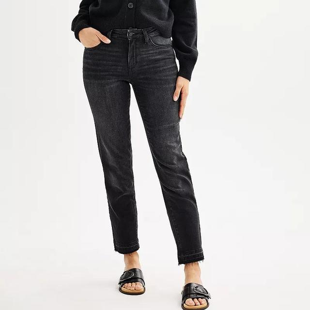 Petite Sonoma Goods For Life Mid-Rise Slim Ankle Jeans, Womens Product Image