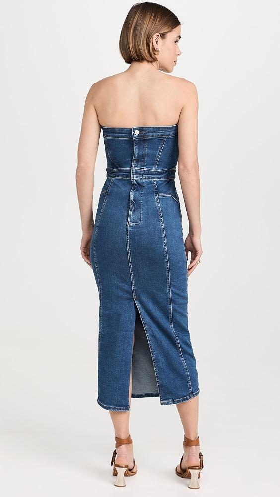 Good American Denim Tube Midi Dress | Shopbop Product Image