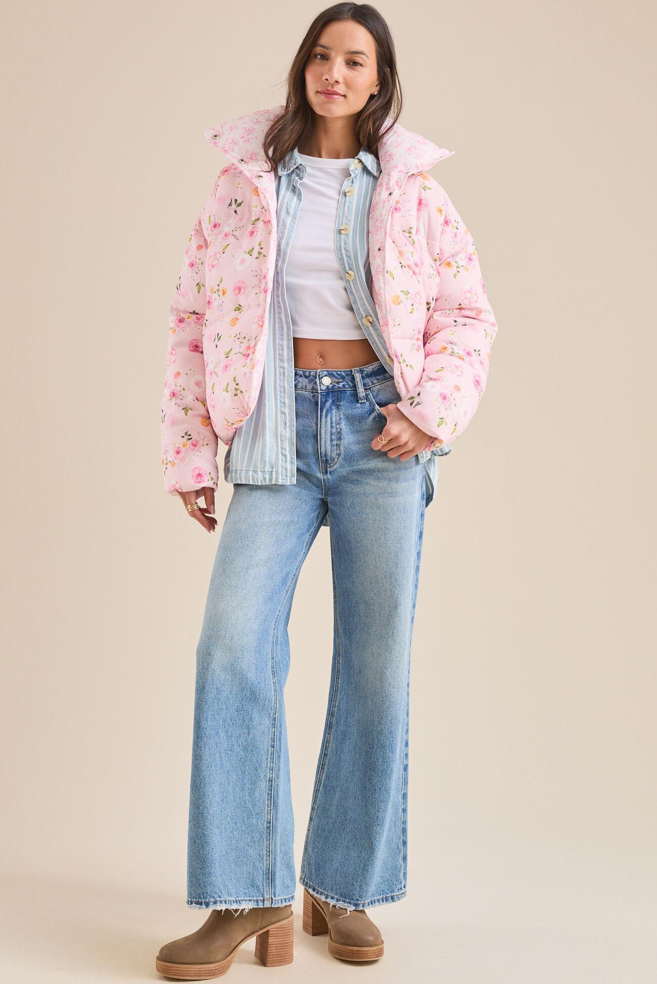 Rayn Floral Puffer Jacket Product Image