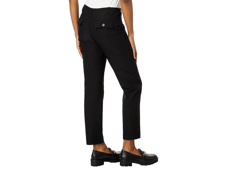 NIC+ZOE 28 Polished Wonderstretch Straight Pocket Pants Onyx) Women's Casual Pants Product Image