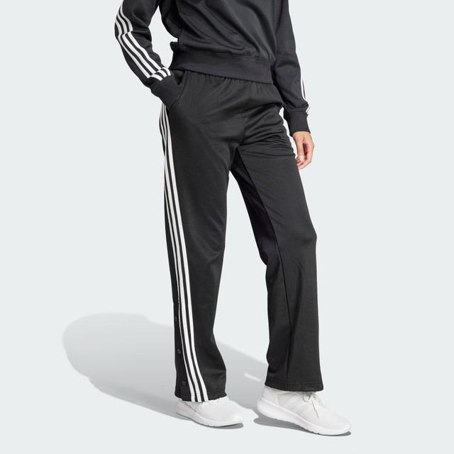 adidas Iconic Wrapping 3-Stripes Snap Trackpant Black L Womens Product Image