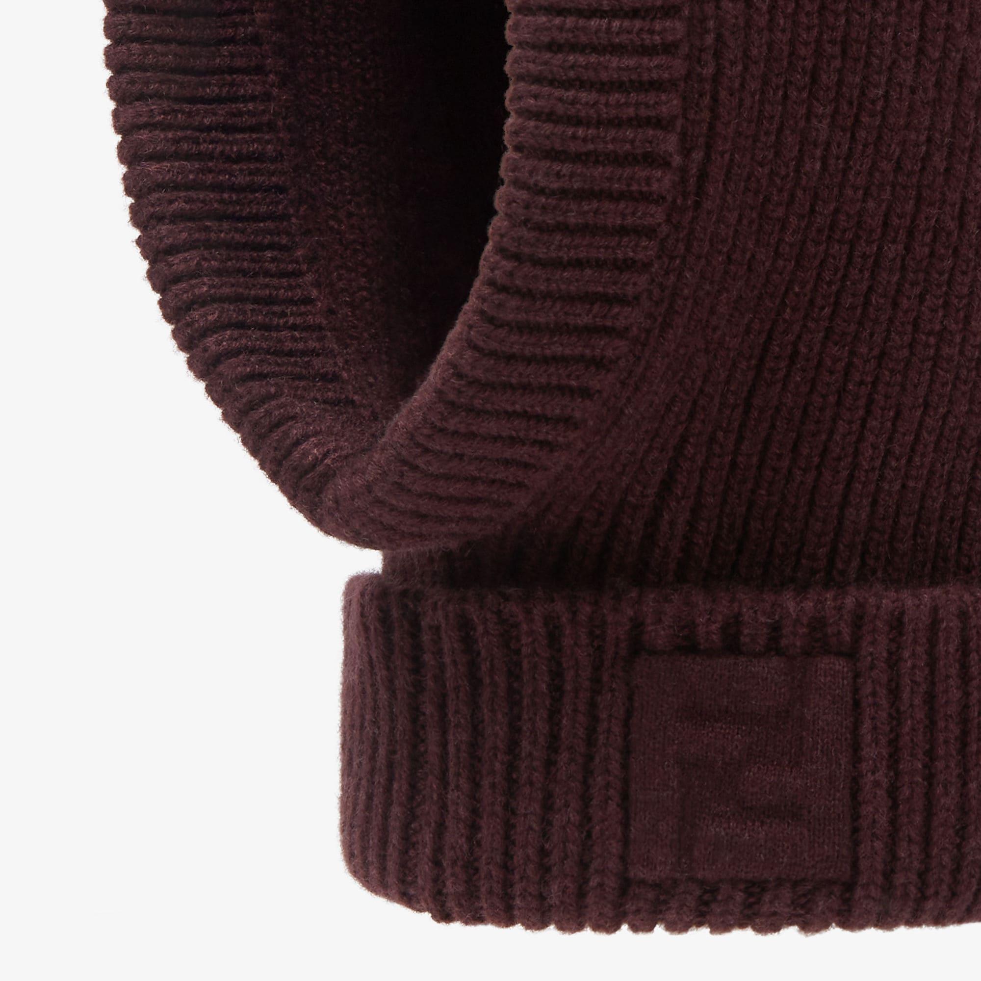 HatDark purple wool balaclava Product Image