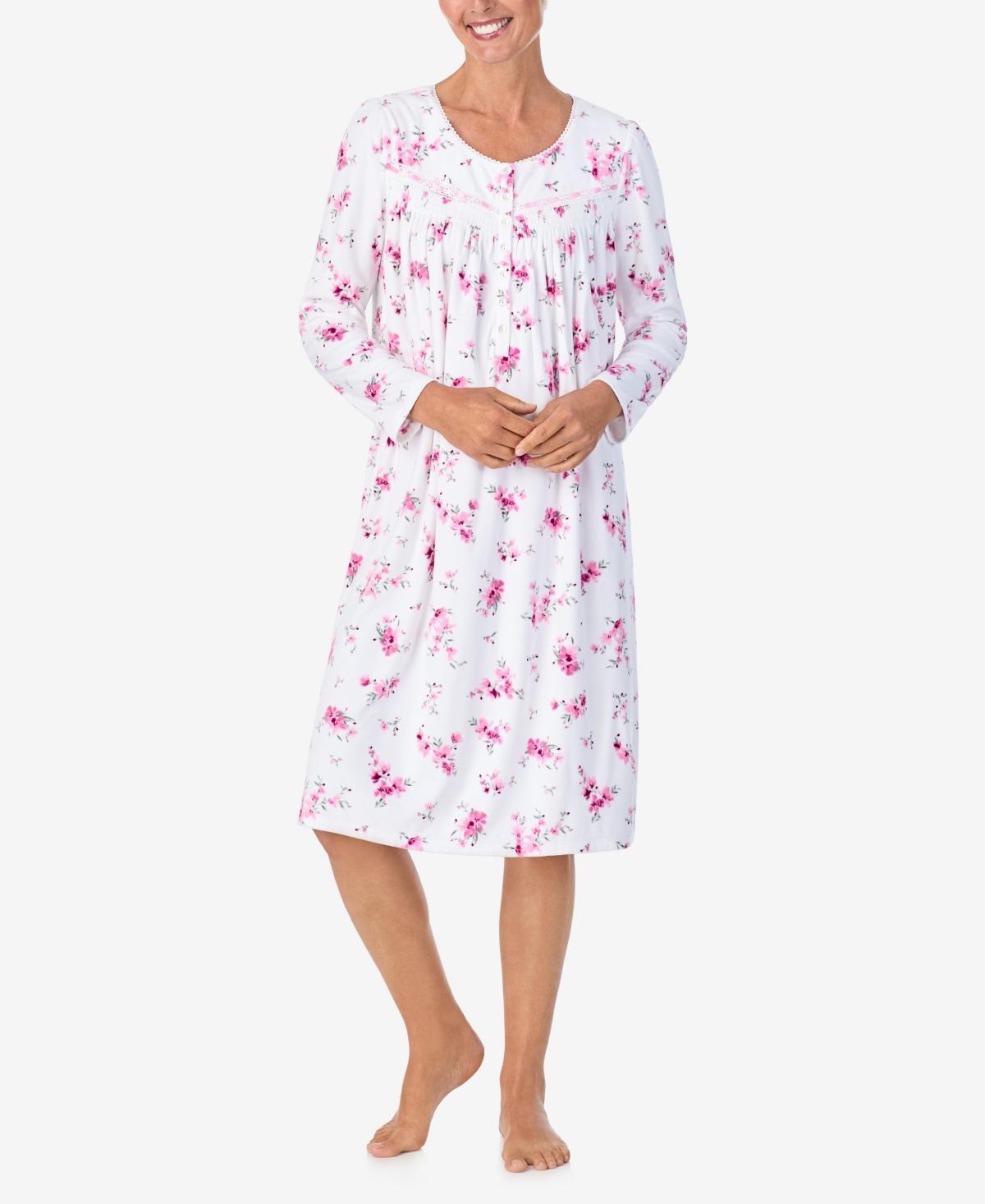 Aria Womens Long Sleeve Nightgown Product Image