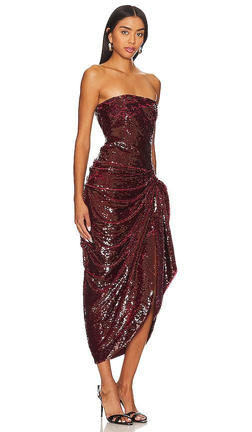 Cinq a Sept Shea Strapless Sequin Dress Product Image