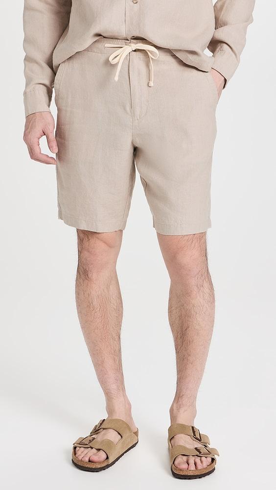 Vince Lightweight Hemp Shorts 9" | Shopbop Product Image