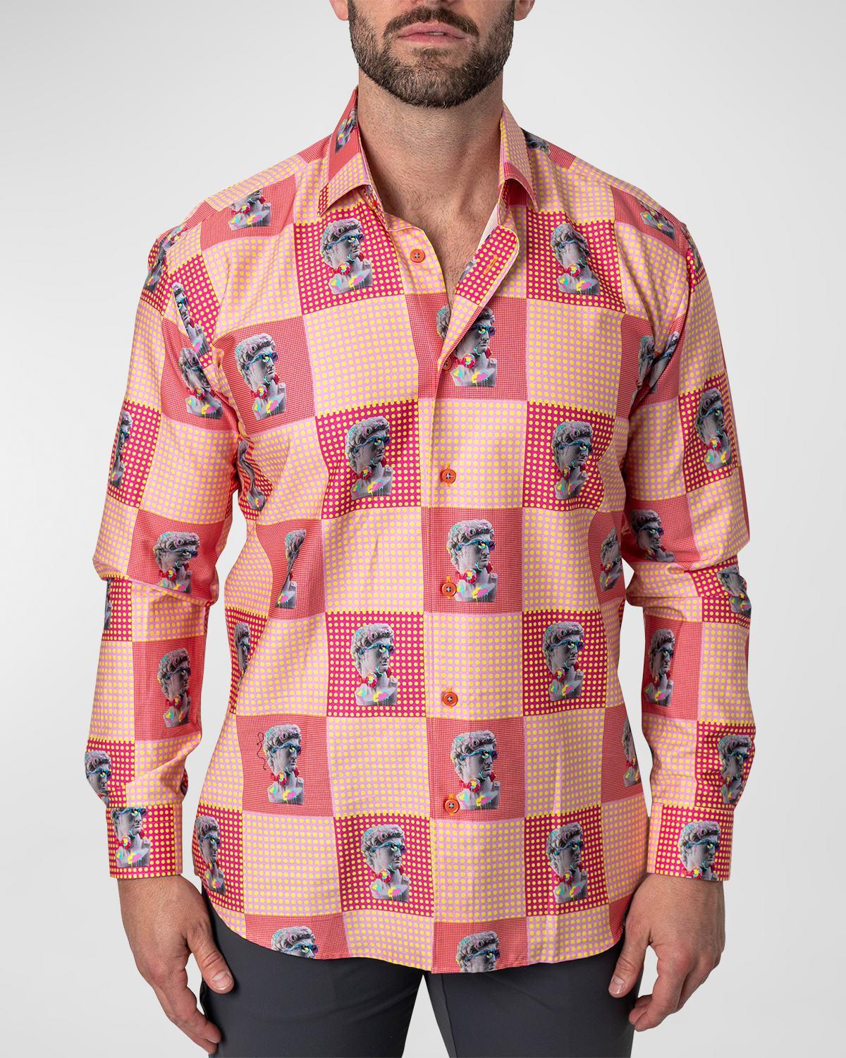 Mens Fibonacci PopArt Sport Shirt Product Image