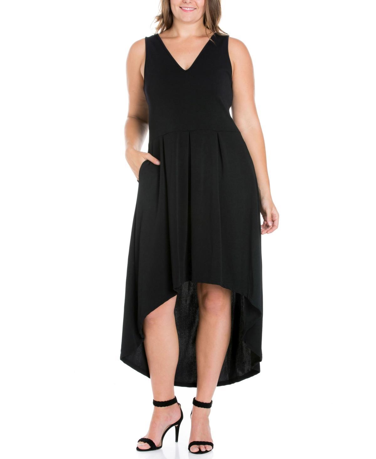 Womens Plus Size High Low Party Dress Product Image