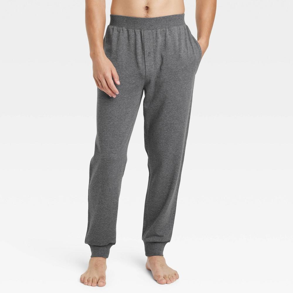 Mens Big & Tall Cotton Modal Knit Jogger Pajama Pants - Goodfellow & Co Product Image