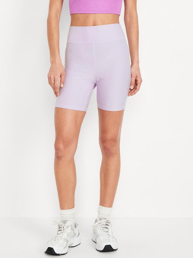 Extra High-Waisted CloudComfy Biker Shorts -- 6-inch inseam Product Image