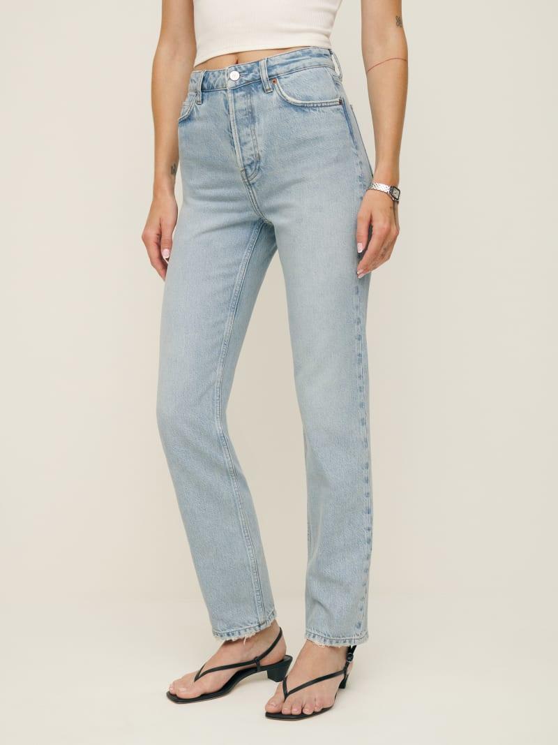 Cynthia High Rise Straight Jeans Product Image