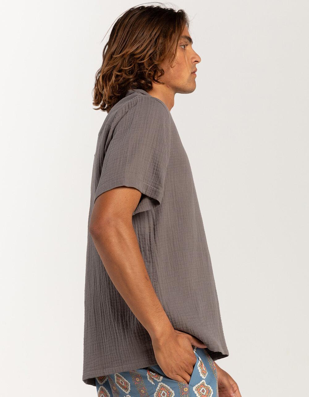 RSQ Mens Gauze Camp Shirt Product Image