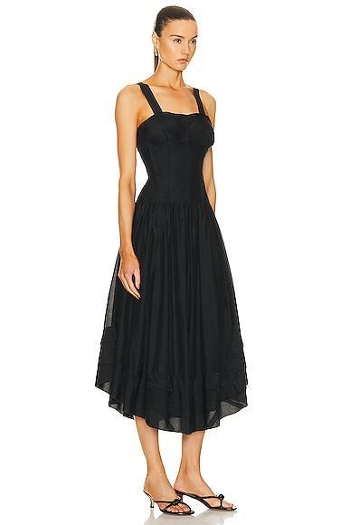 Ulla Johnson Faye Dress in Black Product Image