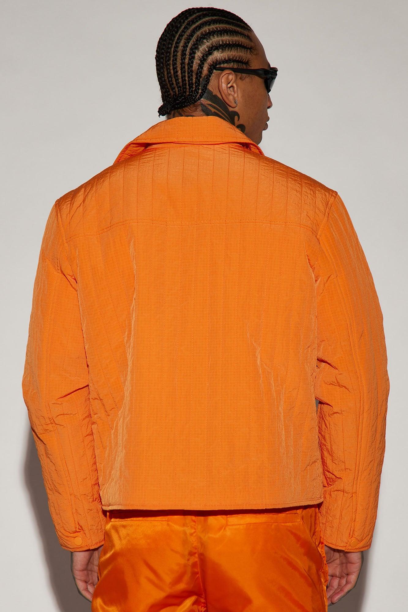 Warren Nylon Jacket - Orange Product Image