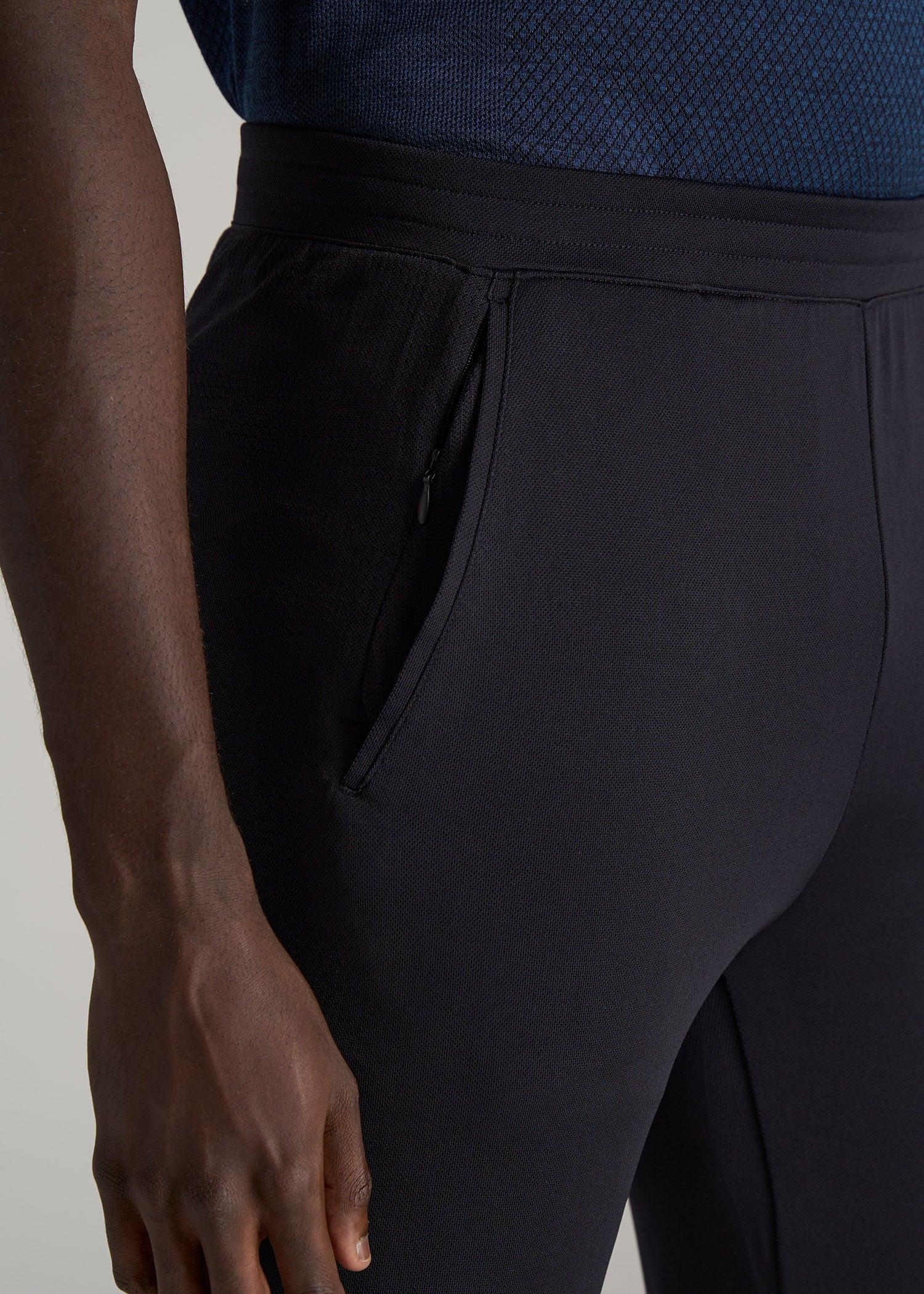 A.T. Performance Engineered Joggers for Tall Men in Black Male Product Image