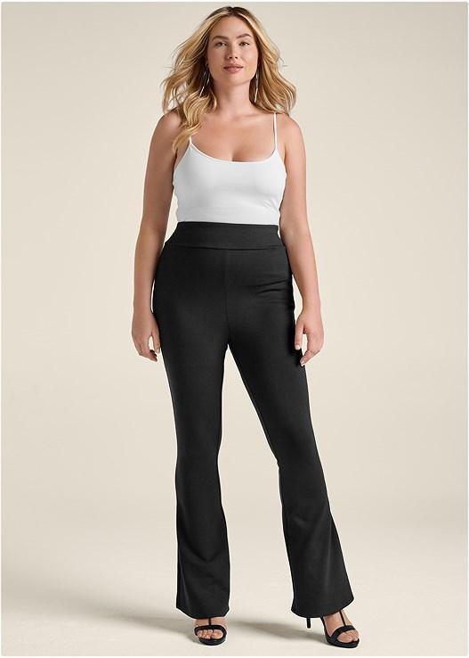 Wide Leg Ponte Pants Product Image