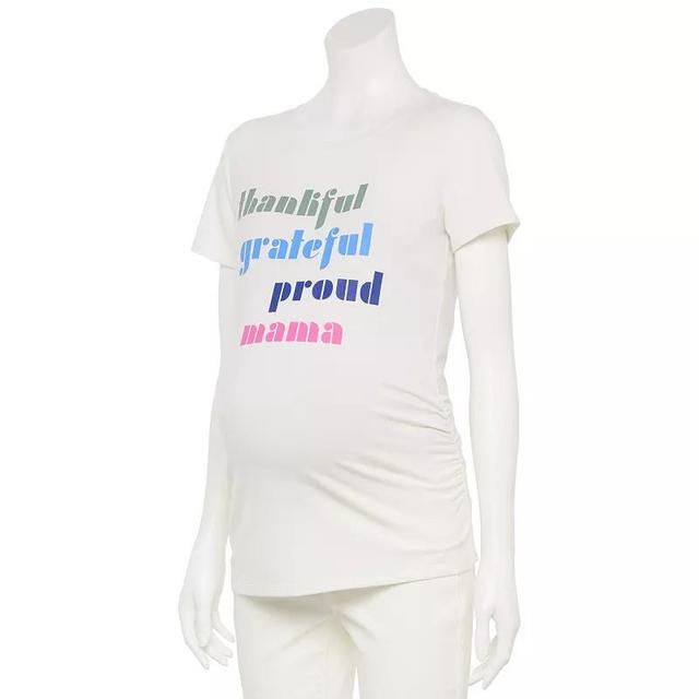 Maternity Sonoma Goods For Life Fitted Crewneck Graphic Tee, Womens Product Image