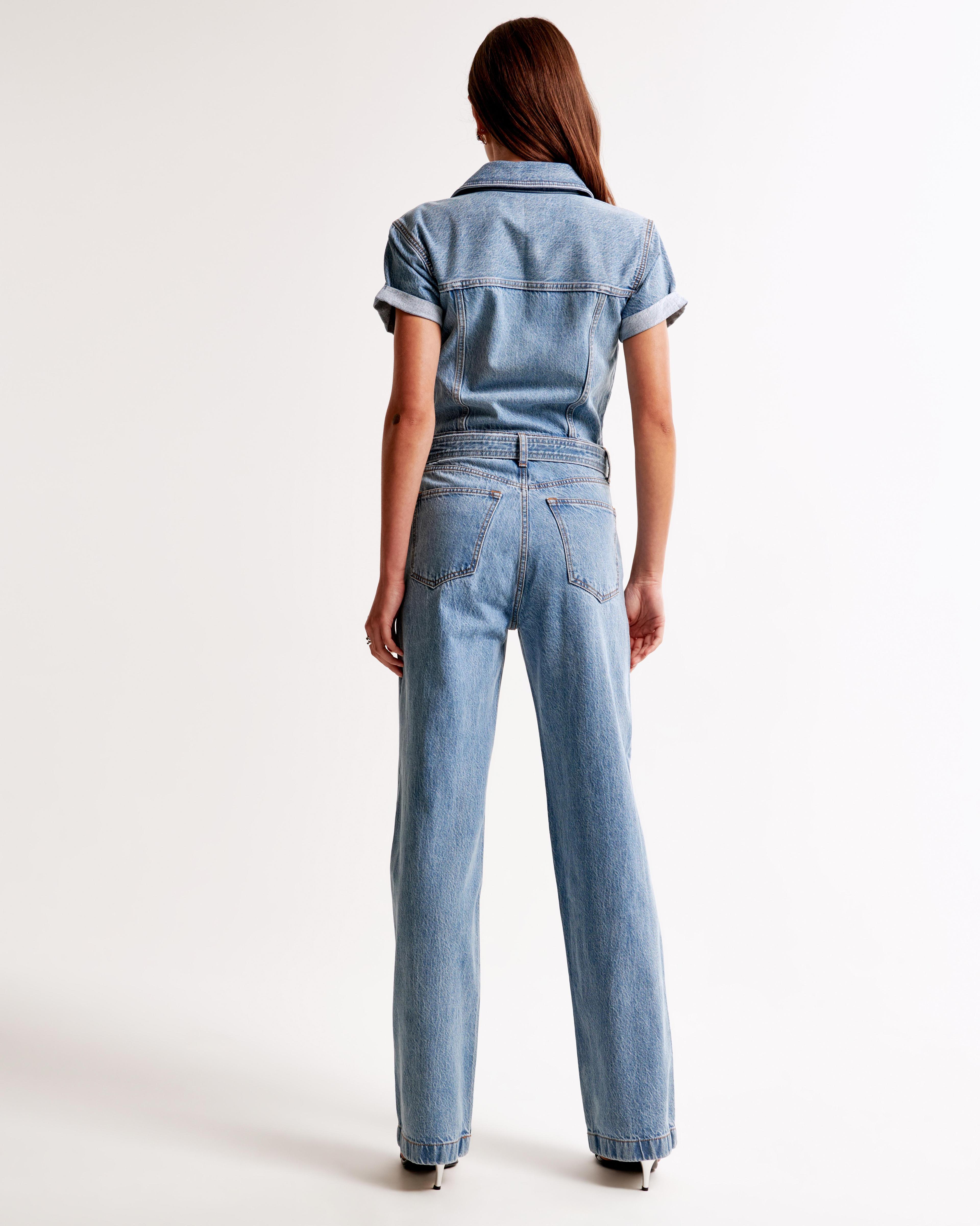 90s Relaxed Denim Jumpsuit Product Image