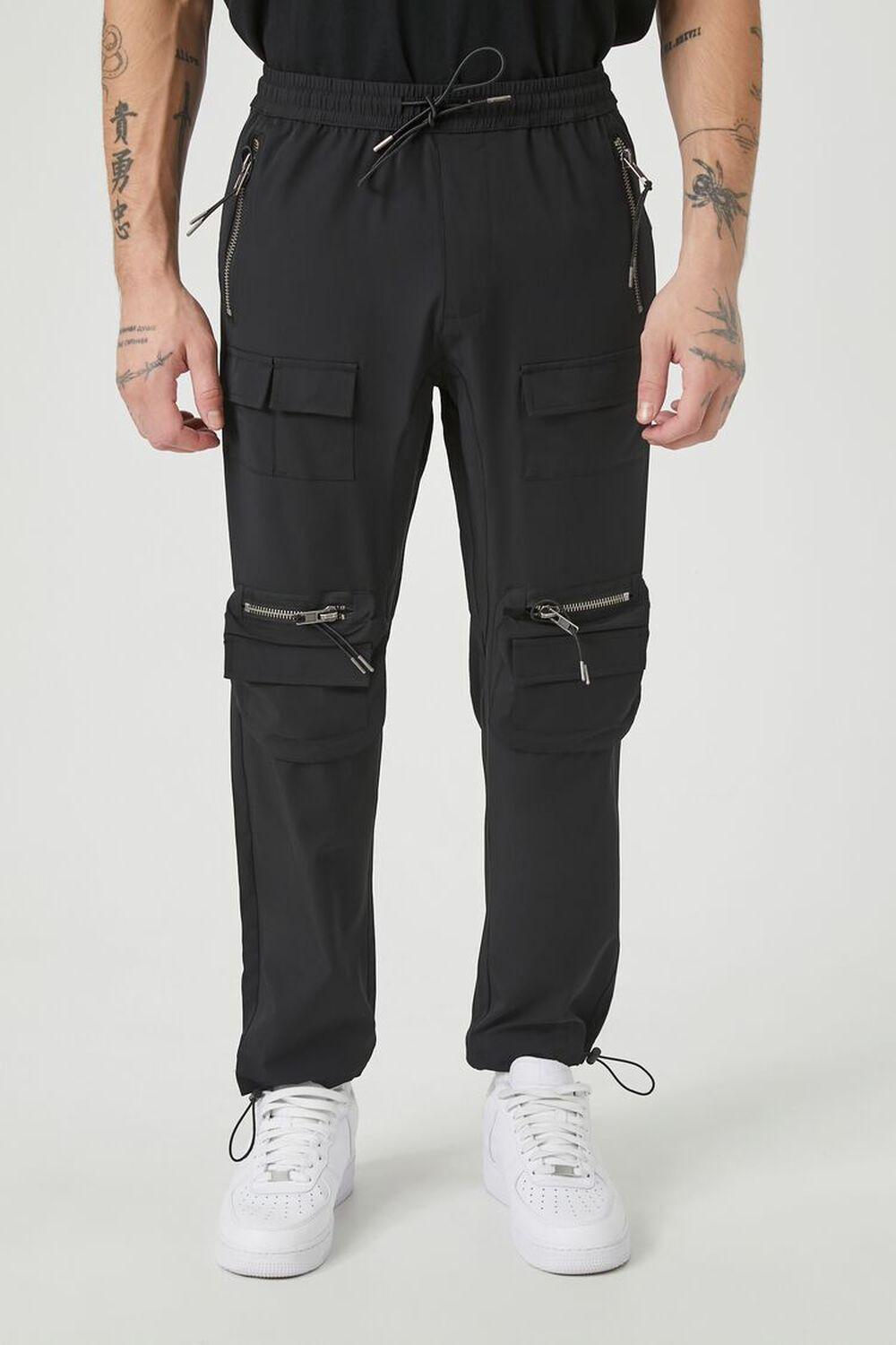 Toggle Drawstring Cargo Joggers | Forever 21 Product Image