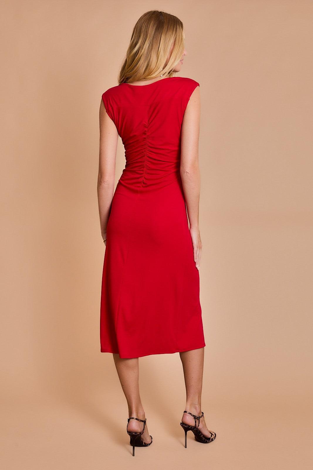 Back Shirring Detail Dress Product Image