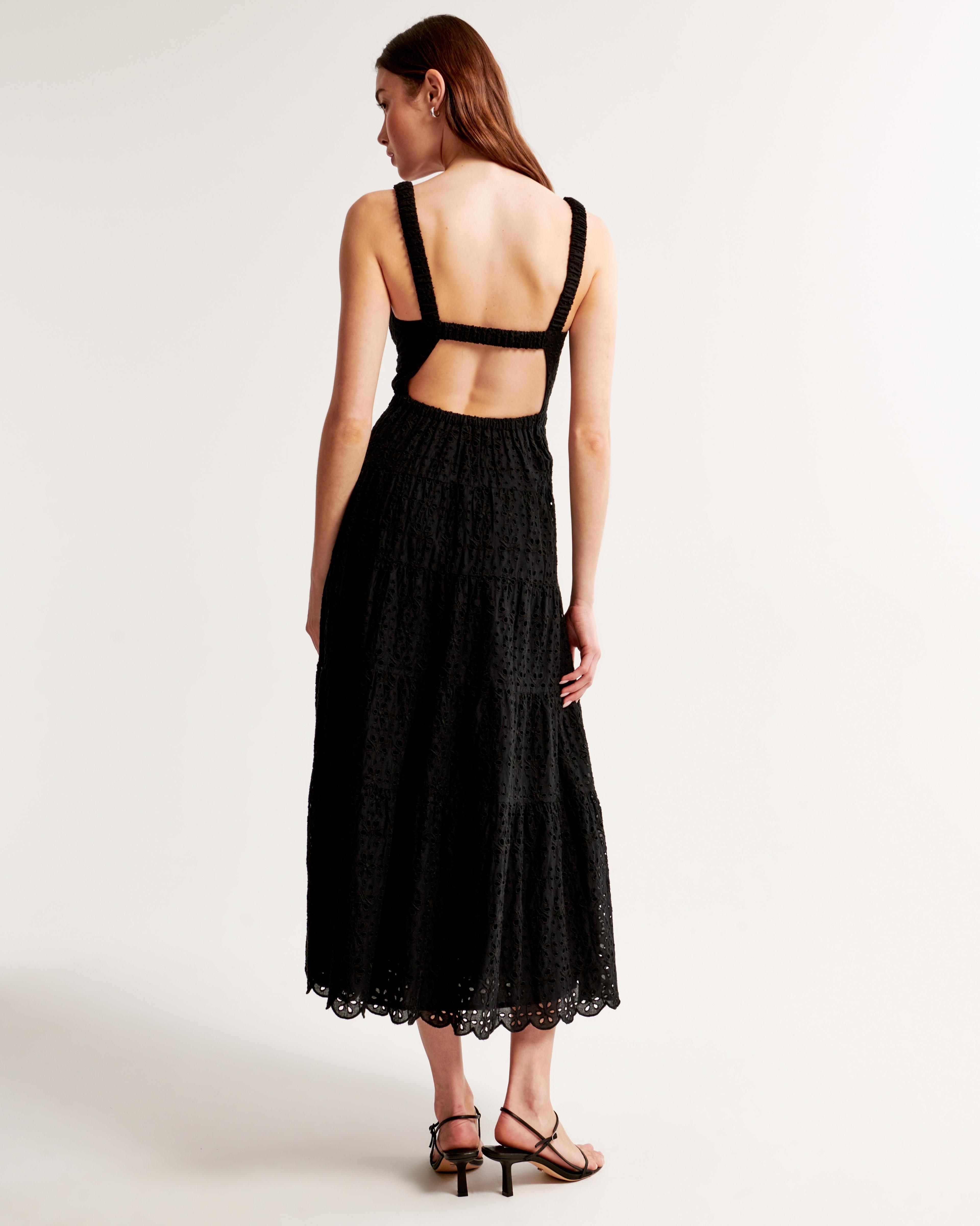 Eyelet Maxi Dress Product Image