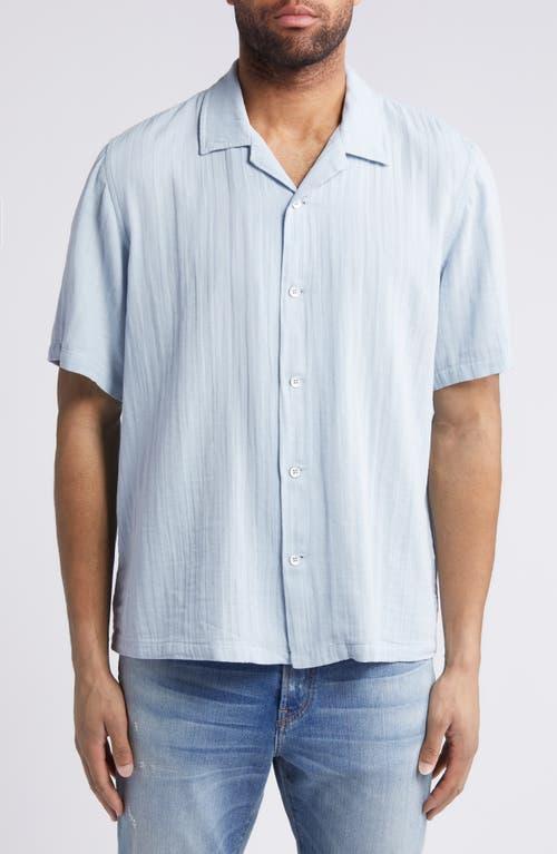 Rag & Bone Avery Gauze Shirt in Baby Blue Product Image