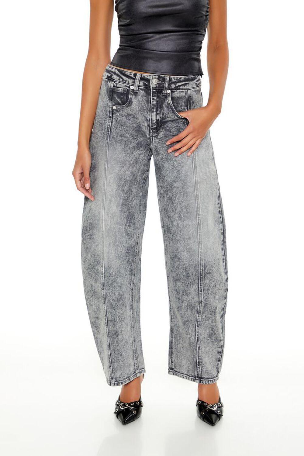 High-Rise Baggy Barrel Jeans | Forever 21 Product Image