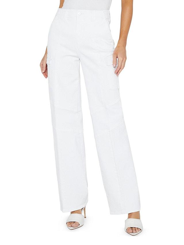 Womens Brooklyn Utility Wide-Leg Jeans Product Image