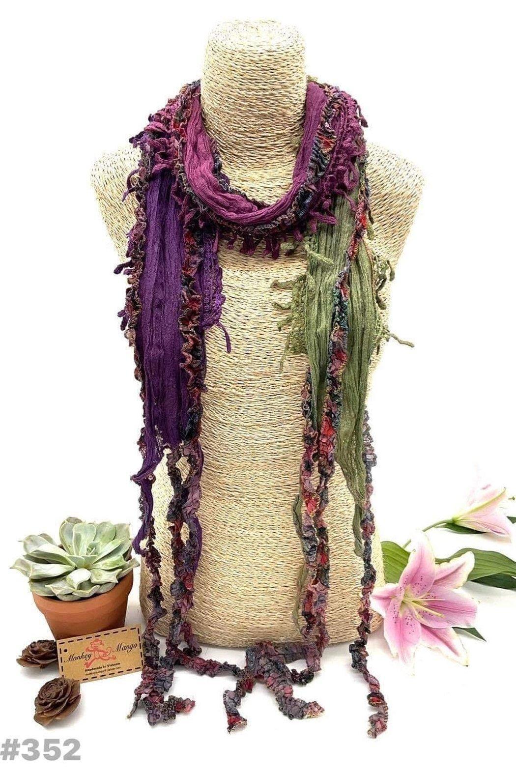 Ombre Fringe Scarf Female Product Image