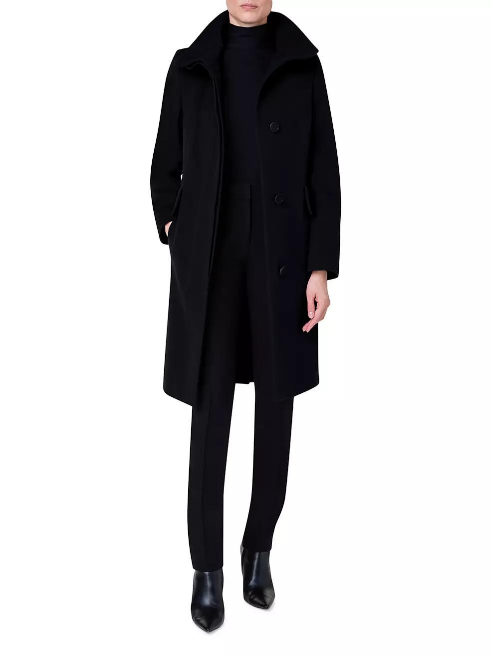 Long Wool-Blend Coat Product Image