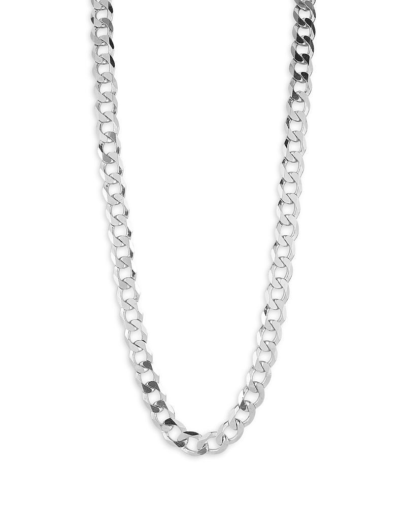 Milanesi And Co Sterling Silver Curb Chain Necklace 9mm, 20 Product Image