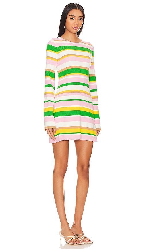 Show Me Your Mumu Away Mini Dress in Green. Size L, S, XS. Product Image