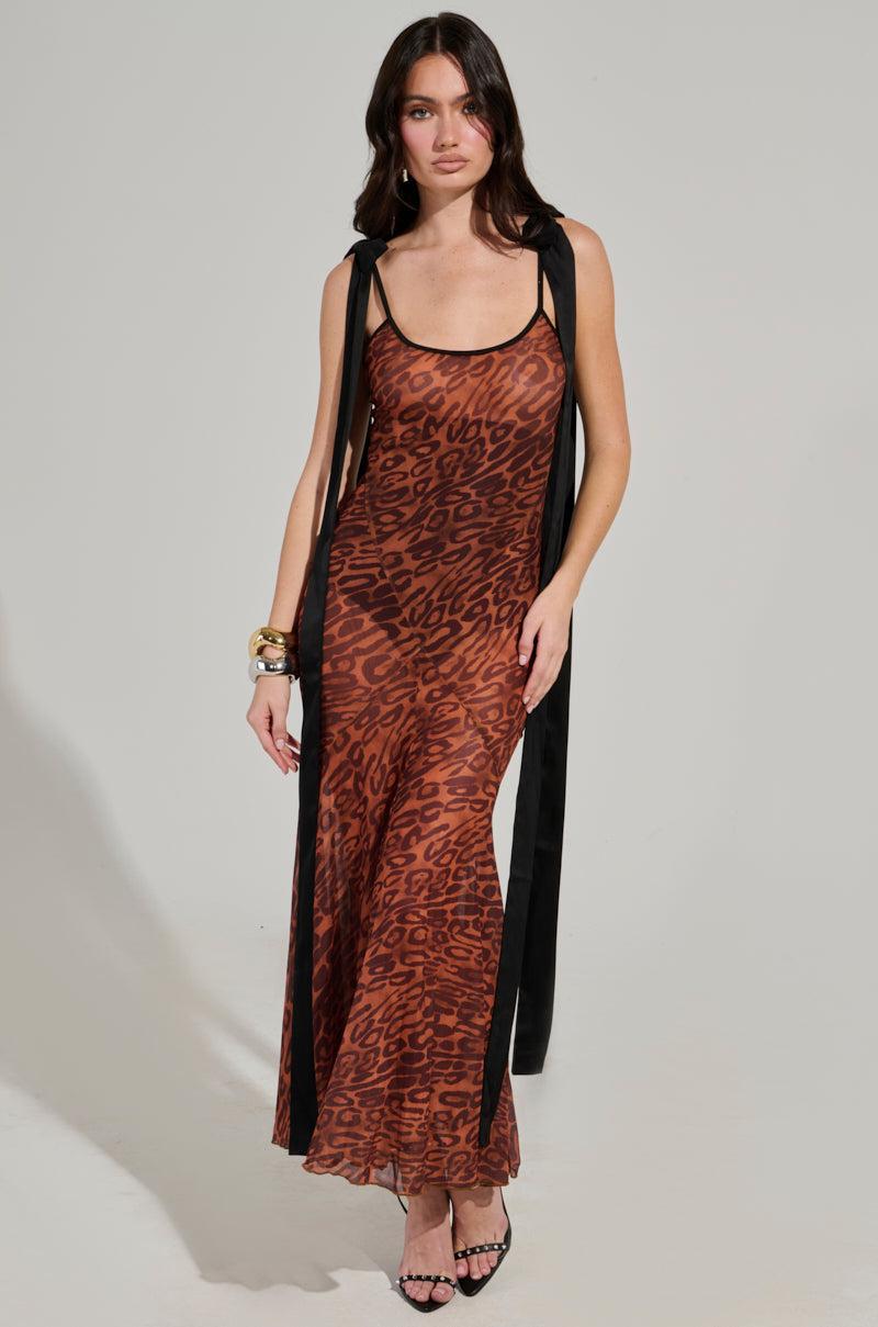 ALL ABOUT ME MESH MAXI DRESS Product Image