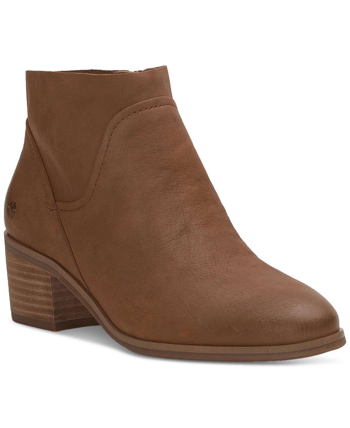 Lucky Brand Womens Claral Block-Heel Ankle Booties Product Image